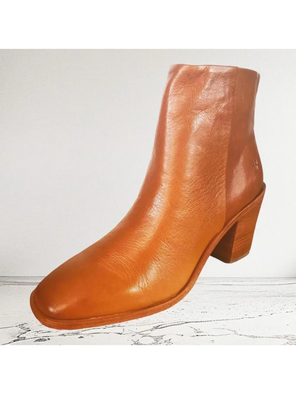 Frye Georgia Ankle Women's Bootie Cognac Size‎ 9.5 NEW